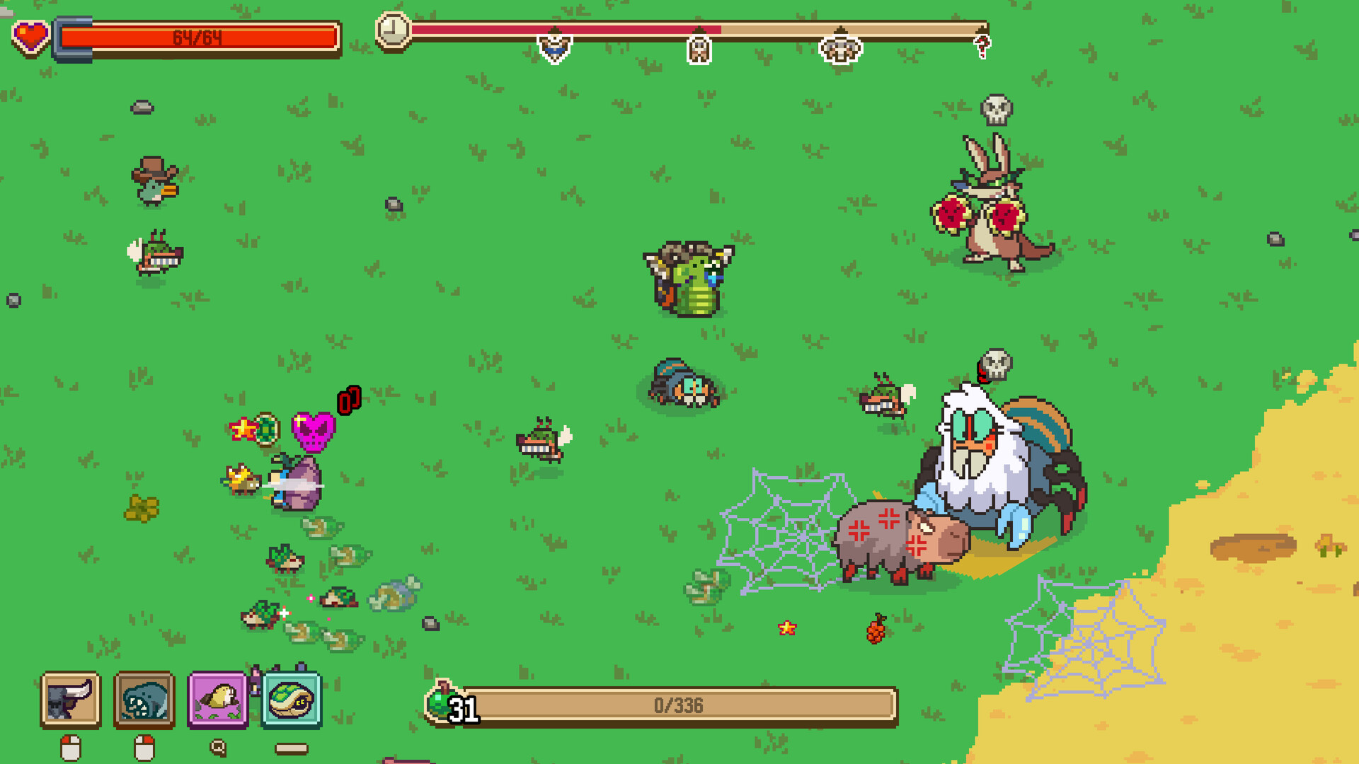Everything is Crab: The Animal Evolution Roguelite official gameplay screenshot