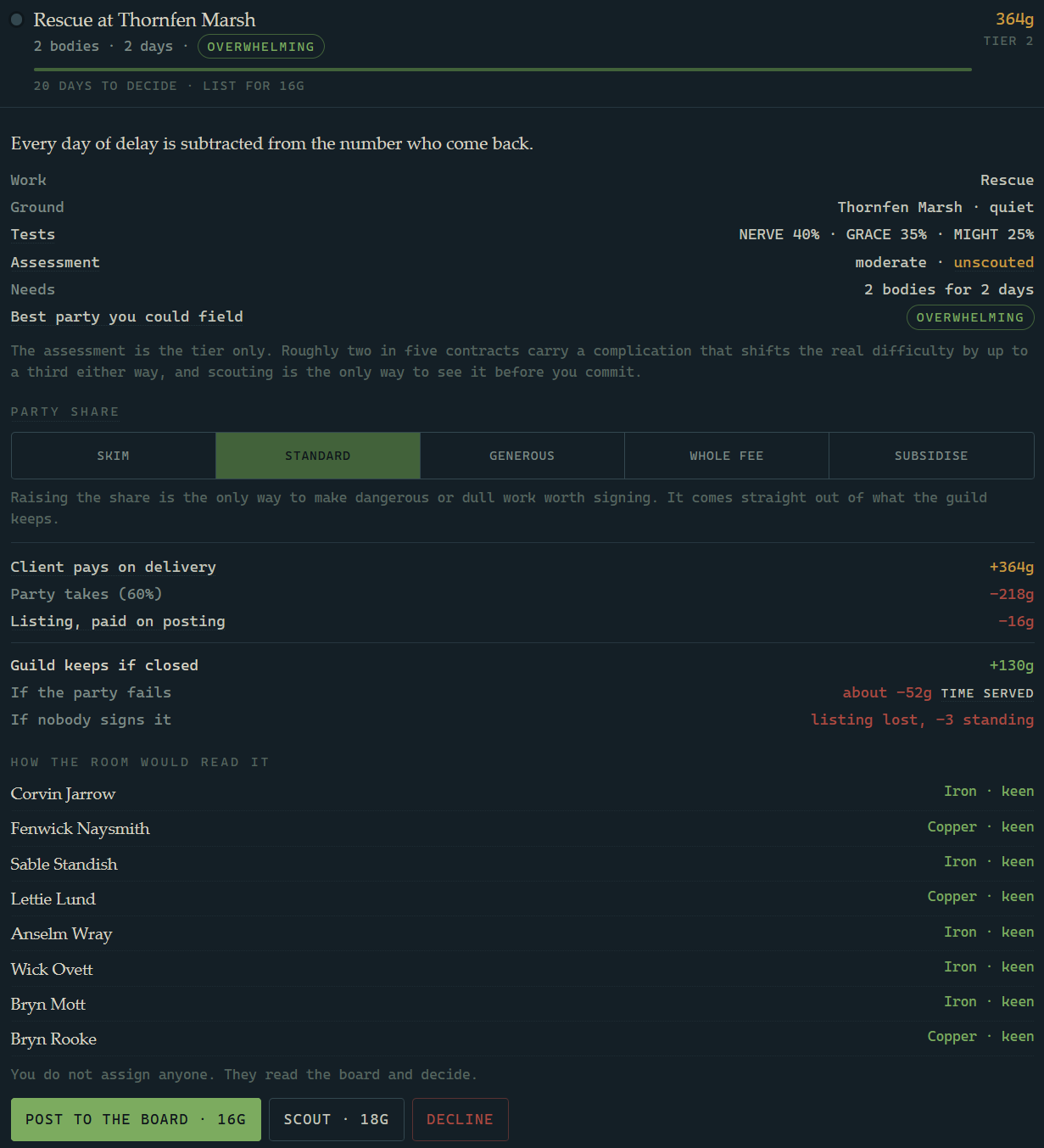 The Ledger official gameplay screenshot
